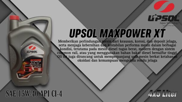 UPSOL® MaxPower XT SAE 15W-40 API CI-4