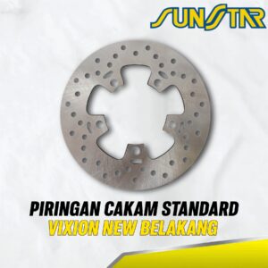 Vixion New Rear Standard Brake Disc - Sunstar®