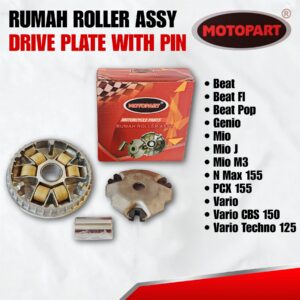 Roller Assy Drive Plate With Pin Housing - Motopart®